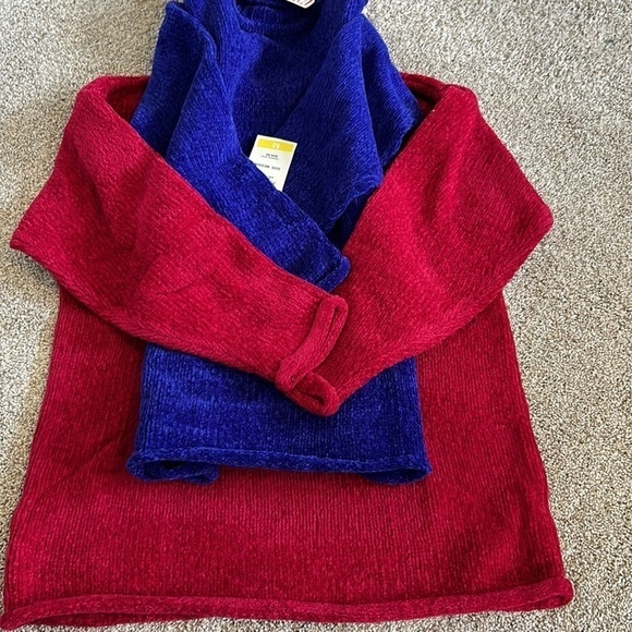 2 NWT Norton McNaighton pull over sweater size M long sleeve slouchy turtleneck - Picture 9 of 10